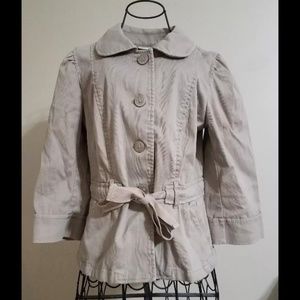 🔥Ann Taylor Loft Beige Button Front Jacket